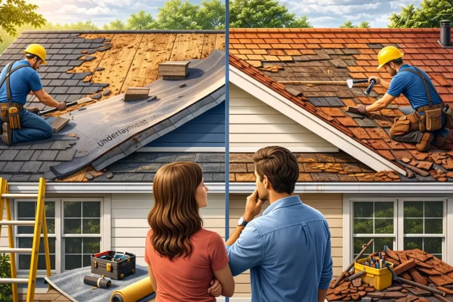 Roof Replacement vs Roof Repair: How to Choose the Best Option for Your Home