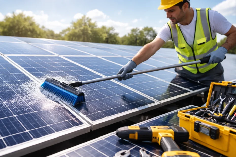 Solar Maintenance Tips: How Solar Maintenance Keeps Panels Efficient