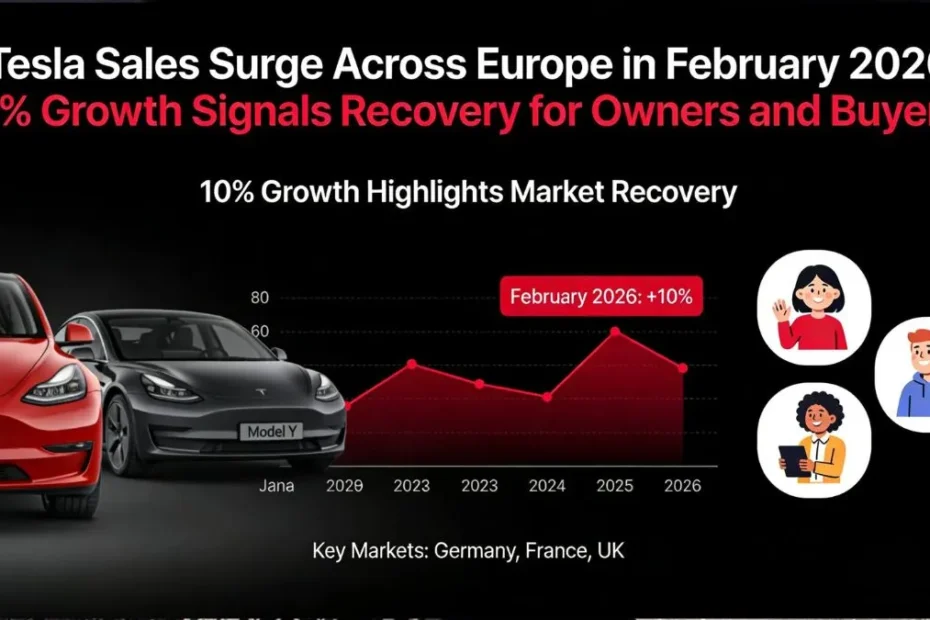 Tesla Europe Sales Rebound After Prolonged Decline
